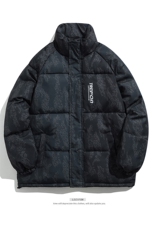 立领棉衣男女印花棉服新款冬装棉袄面包服外套3354-P70控108，男装棉衣，星座207