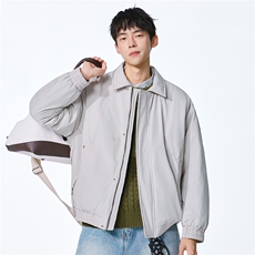 2025秋冬新款翻领工装夹克男户外登山服棉服，男装夹克，电商D215