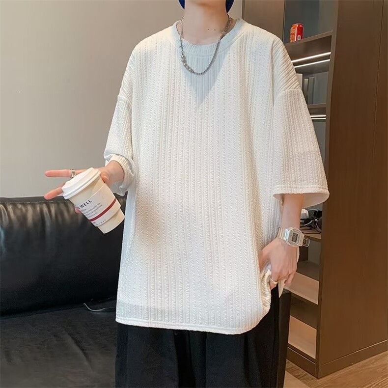 潮流短袖标准T恤夏季潮圆领城市风貌百搭简约时尚潮牌TX213 P33图片