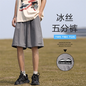 透气短裤速干清凉夏季薄款宽松冰丝五分裤DK506-特批-1739图片