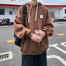 8XL连帽卫衣男大码胖子帽衫大号运动服WY2316-P35加绒款-P40，男装卫衣，电商A040