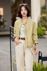 短款棒球服外套女春秋2025新款高端小个子宽松显瘦百搭夹克上衣潮，女装皮衣，美拉德工厂直营店
