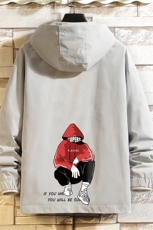 JK65051-P45连帽夹克男大码胖子棒球服上衣外套砖墙挂拍，男装夹克，电商A040A
