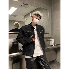 cleanfit牛仔外套男高级感痞帅美式复古水洗潮牌夹克J8200-p78，男装夹克，星座1008