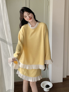 xian货·数据款2026春款荷叶边套装P140198图片