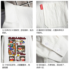 QC58311-P45亚麻七分袖衬衫男大码五分袖衬衣男短袖，男装T恤，电商A040A