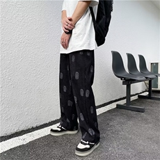 休闲裤潮流潮时尚潮牌宽松型新款青春流行文艺高腰AK03-P32，男装休闲裤，星座1109-3