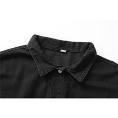 8XL-M特大码牛仔衬衫宽松浅蓝色牛仔外套男休闲衬衫CS502P68控88，男装工装外套，电商D206-1