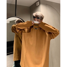 半高领长袖卫衣男秋季宽松休闲套头t恤打底衫XZ514-2-24230-P48，男装T恤，星座514-2(原B239)