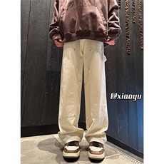 XZ616春季新款百搭微喇休闲牛仔伐木长裤TY2402P65控78，男装牛仔裤，星座512A（原616）