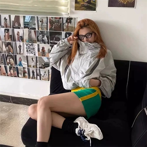 网图有货 夏季拼接刺绣连帽防晒衣轻薄透气户外夹克男女 A695-P38图片