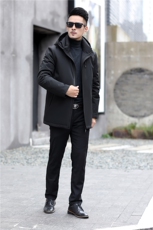 脱卸内胆帽子中年轻薄90绒羽绒服外套男冬款中老年羽绒服大衣，男装羽绒服，钱塘723