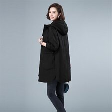 2024年新品棉服中长款加厚保暖棉衣纯色3695款，女装棉衣/棉服，秋牧寒烟