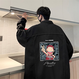 牛仔夹克男大码牛仔外套男茄克 NJ77392-P60图片