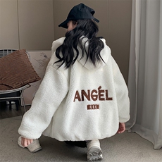日系潮牌港风秋冬棉衣摇粒绒羊羔毛连帽夹克外套女棉服C559-P120，男装夹克，星座911-2(原星座613-2）
