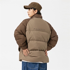 2026冬季新款男日系潮牌立领白鸭绒羽绒服拼色加厚外套YR20-F209，男装羽绒服，电商A101（原外27）