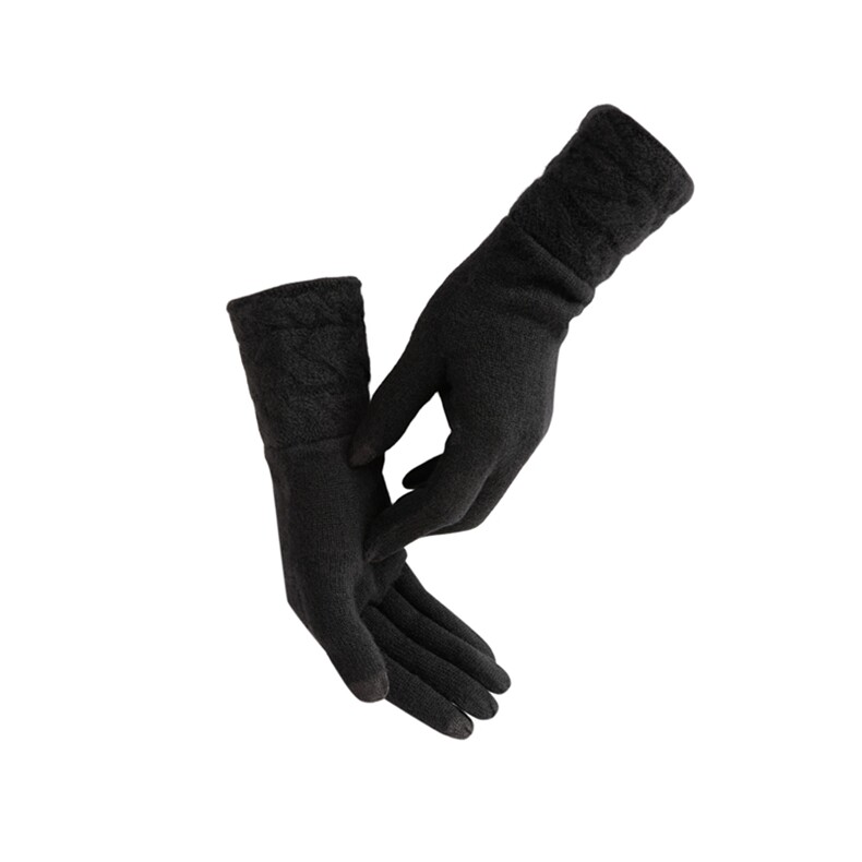 2025新款时尚舒适百搭手腕绞花手套，手套，远腾羊绒
