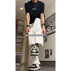 K1010-P50控78！新中式刺绣冰丝休闲裤西裤男，男装休闲裤，电商B369（原A024）