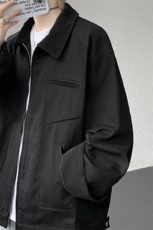 8XL-M明星同款工装猎装夹克哈灵顿外套男底特律衬衫秋季JK1325P88，男装夹克，电商D206-1