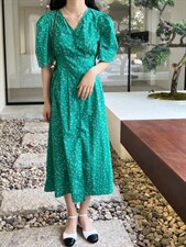 IMIZ｜NEWins韩系小碎花连衣裙，女装连衣裙，IMIZ