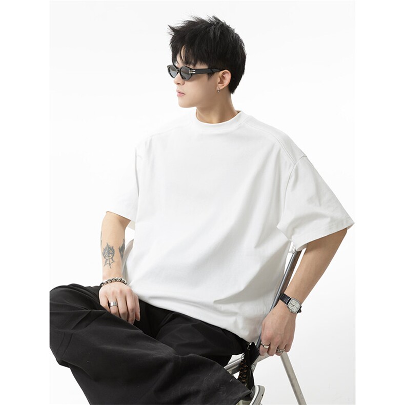 解构拼接短袖t恤男cp158-特p30,男装T恤,电商B371