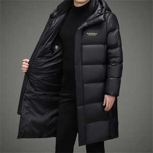 V2621情侣款黑金90白鹅绒长款羽绒服高货自留款P500图片