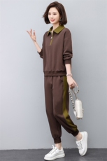 春季新款休闲时尚套装女宽松显瘦运动服两件套，女装套装/套裙，悦见她