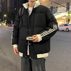 ！2025秋冬新款男士立领撞色棉衣百搭棉服外套MY200特P75，男装棉衣，电商B220
