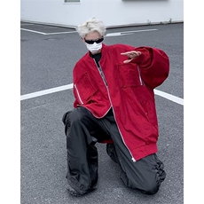 美式星星刺绣飞行员夹克棒球服男女外套秋季情侣新款夹克WT74，男装夹克，星座1116A-1（原606A）