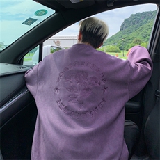 B359-YL9012特P50限价78美式万针刺绣重磅男女秋季炸街学生卫衣，男装卫衣，电商B359