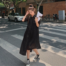 5.16大货超爆网纱两件套连衣裙119-WS2021-P85K128，女装连衣裙，叁秋一裳