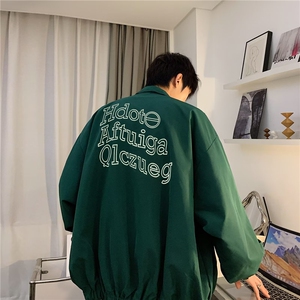 冲锋衣女2024春秋款中性穿搭墨绿色外套飞行工装夹克棒球服图片