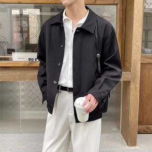 轻熟风外套男款秋季高级感翻领男装上衣2024新款行政夹克 F03图片