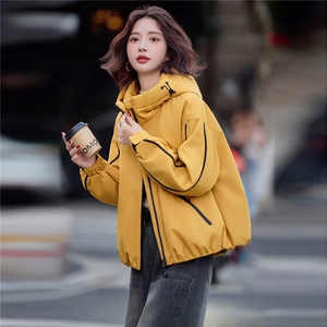 档口现货2025年冬季休闲/淑女新款女装休闲棉衣外套派克服图片
