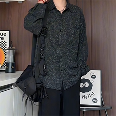C2603/P40春装新款现货衬衫男宽松大码潮流工装衬衣外套，男装衬衫，电商A141