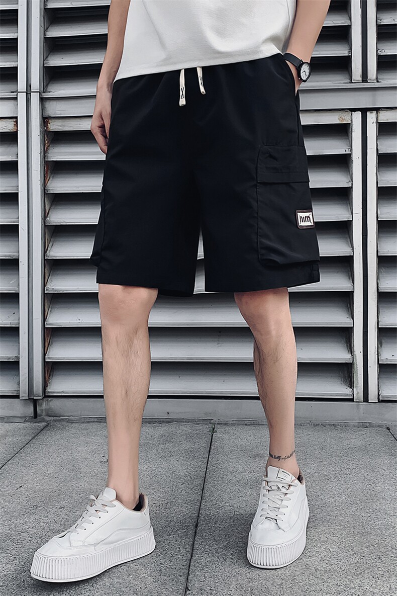 卡其2023夏装精神小伙五分裤男青年潮款休闲短裤DK2302-P58,控78,男装休闲裤,电商A108