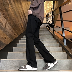 微喇纯色牛仔裤美式ins高街hiphop水洗微喇复古牛仔裤N638P40，男装牛仔裤，星座301D-2(原星座1004-1）