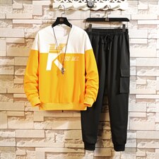 衣P30裤子P25新款套装高性价比跑量款男卫衣套装W333+K26-P55，男装套装，电商A128