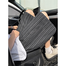 抖音品质夏季条纹牛仔短裤男美式宽松休闲五分裤子-A2078TP38控68，男装牛仔裤，电商B241