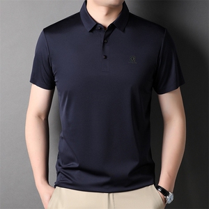 夏季男士翻领短袖t恤中年有领男装上衣服休闲POLO衫TLMS8960-P65图片