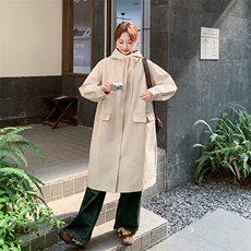 新款撞色外套2C123-1269-P160-K238，女装风衣，2C123