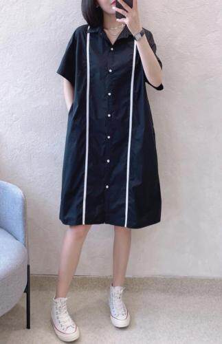 撞色连衣裙，女装连衣裙，江南俏之羽