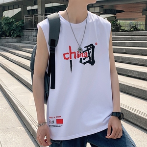 夏季港风宽松青少年休闲背心TC1108-P25图片