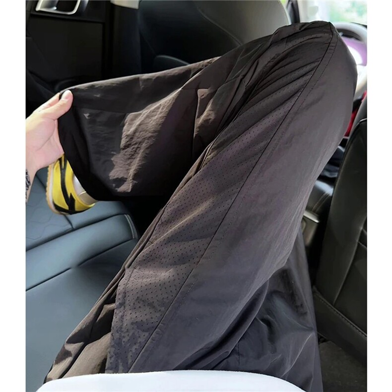打孔透气速干裤男款夏季轻薄美式休闲宽松直筒裤KA133-P39,男装休闲裤,星座208-5