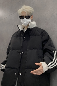 ！2025秋冬男士立领棉衣撞色潮牌棉服MY200特P75图片