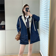 美式复古双面穿短款外套春秋款格子翻领夹克高级感棒球服，男装夹克，星座506A
