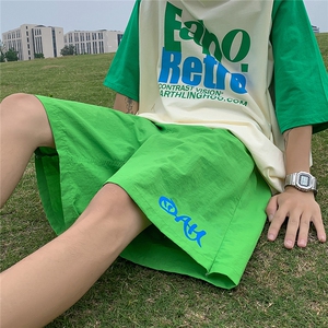 1多巴胺搭配短裤男中裤男休闲潮流港风五分裤男DK77036P18控29.9图片