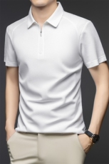 G9890春夏男士新款短袖T恤青年修身翻领体恤休闲打底衫，男装T恤，电商B360