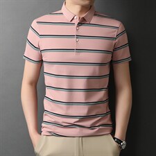 夏季新款男士翻领短袖t恤中年有领男装上衣服休闲POLO衫,男装T恤,电商B212（原钱塘6029）