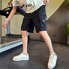 男士潮流立体拉链口袋工装短裤夏季新款透气速干五分裤D919控68，男装牛仔裤，电商C208